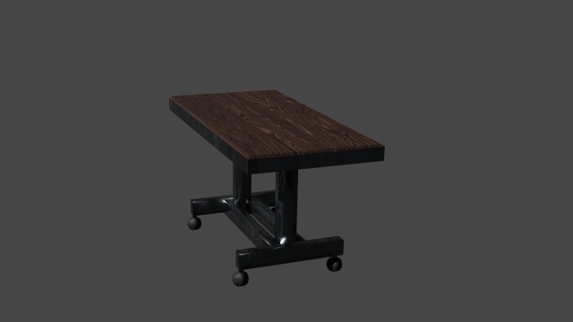 Simple table 3D Model .c4d .max .obj .3ds .fbx .stl .blend 