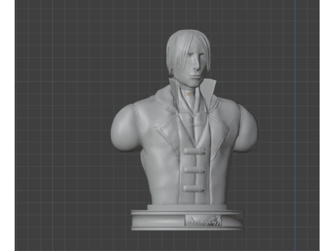 Dante Devil May Cry Bust 3D Print Model
