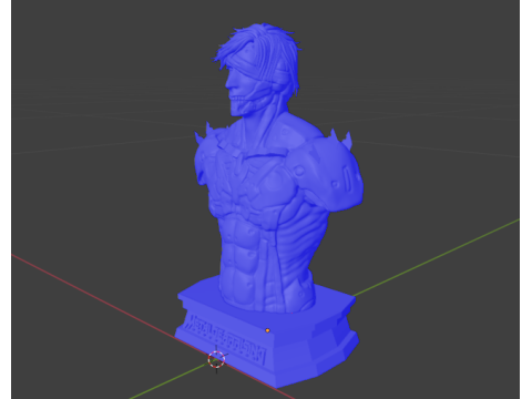 Raiden Bust Metal gear rising STL 3D-Druckmodell