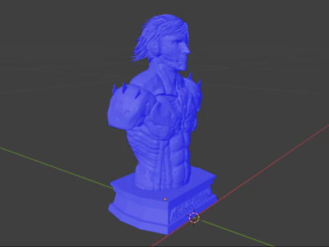 Raiden Bust Metal gear rising STL 3D Print Model