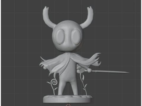 Figura de cavaleiro oco Modelo de Impressão 3D