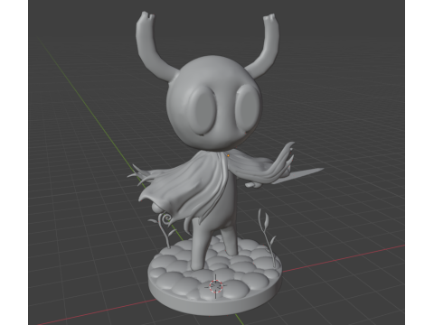 Hollow knight figure 3D प्रिंट मॉडल