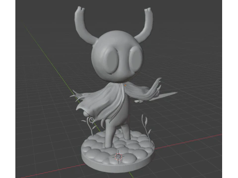 Hollow knight figure 3D Print Model