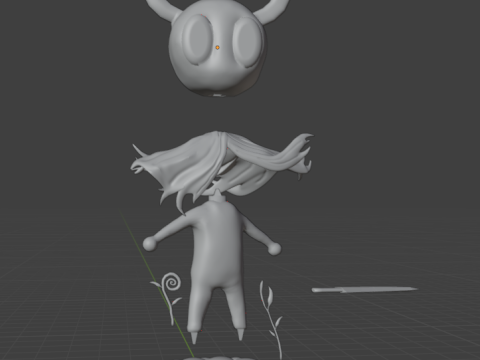 Hollow knight figure 3D प्रिंट मॉडल