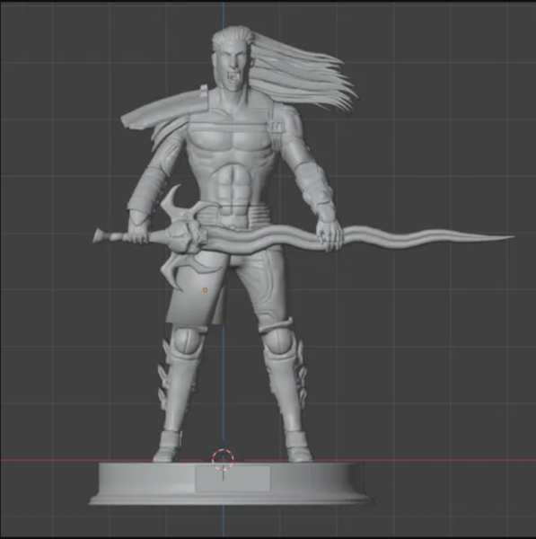 Kain figure Blood omen 2 Model Cetak 3D .c4d .max .obj .3ds .fbx .stl .blend 