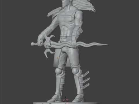 Kain figure Blood omen 2 Model Cetak 3D