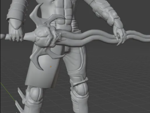 Kain figure Blood omen 2 Model Cetak 3D