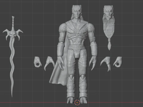 Figura di Kain articolata Legacy of Kain Modello di stampa 3D