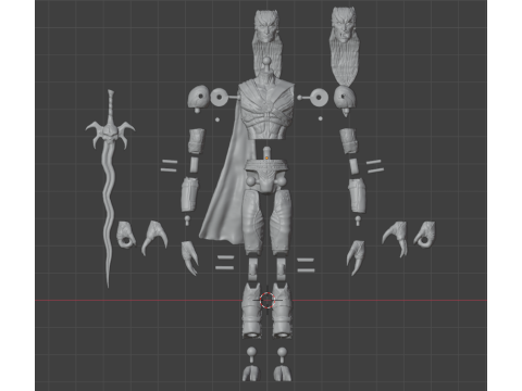 Kain figure articulated Legacy of kain 3D printmodel