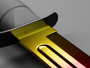 Combat Knife KA-BAR Low-poly Collection Modelo 3D