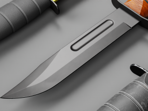 Combat Knife KA-BAR Low-poly Collection Modelo 3D