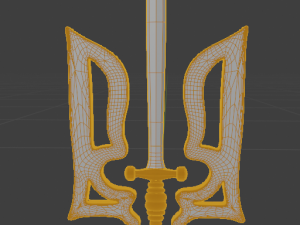 Emblem of Ukraine Modelo 3D