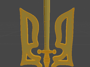 Emblem of Ukraine Modelo 3D