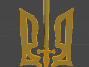 Emblem of Ukraine 3D Model