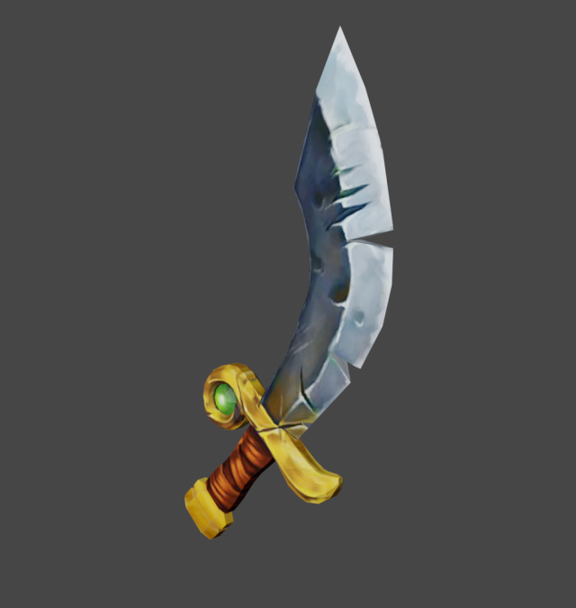 Sword 3D Модель .c4d .max .obj .3ds .fbx .stl .blend