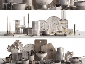 Mutfak seti 3D Model