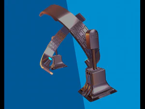 Electro grapple mount 3D Model