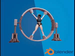 Electro grapple mount 3D Model