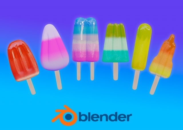 Ice cream Modello 3D .c4d .max .obj .3ds .fbx .stl .blend 