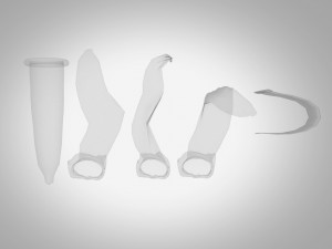 Condoms gold edition 3D Model