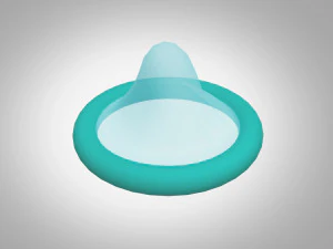 Prezervatif orta baskı 3D Model