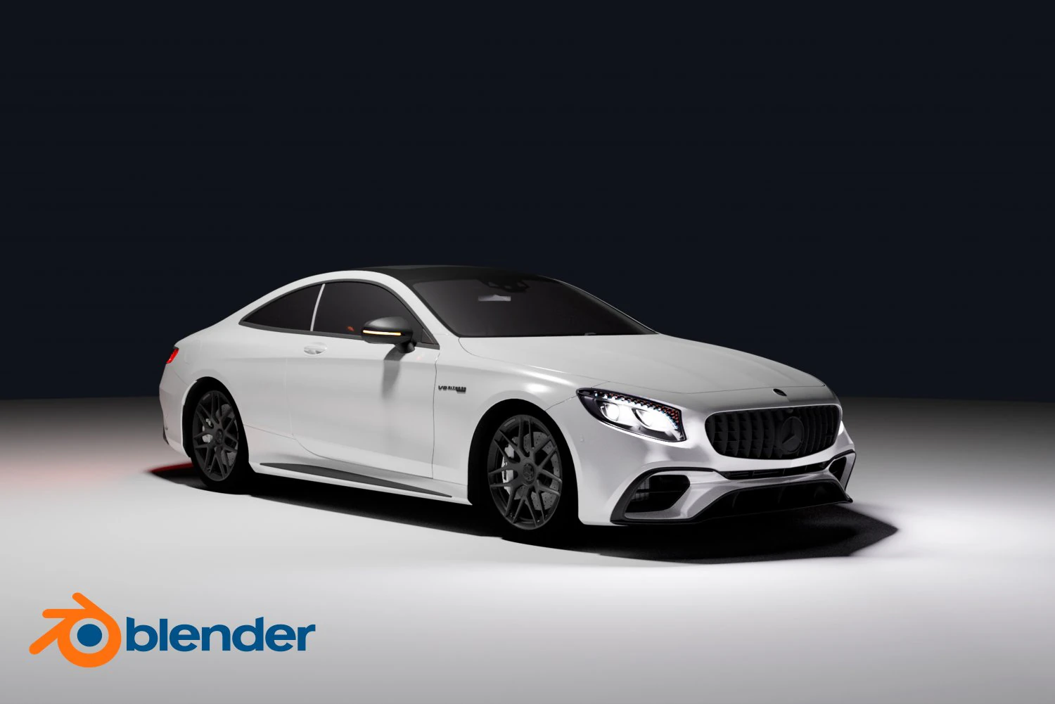 Mercedes s63 AMG 3D Model .c4d .max .obj .3ds .fbx .stl .blend