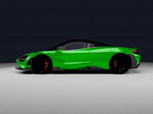 McLaren 750LT Modello 3D