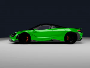 McLaren 750LT 3D Model