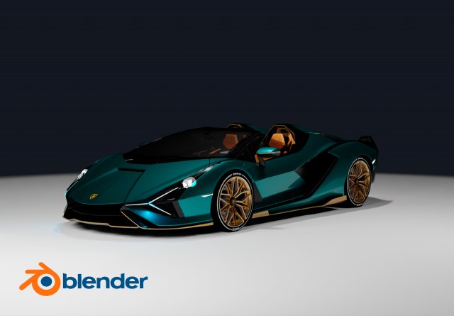 LamborghiniSian Modello 3D .c4d .max .obj .3ds .fbx .stl .blend 