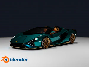 LamborghiniSian 3D Model