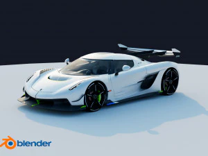 Koenigsegg Jesko 3D Model