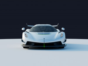 Koenigsegg Jesko 3D Model