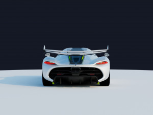 Koenigsegg Jesko 3D Model