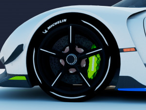Koenigsegg Jesko 3D Model