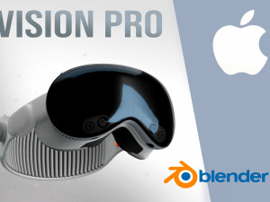 Apple Vision Pro 3D 模型