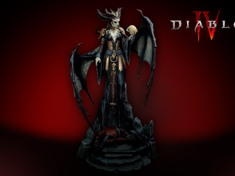 Collectible Diablo Figurine print 3D 打印模型