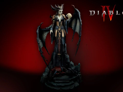 Impression de figurine Diablo à collectionner Modèles 3D en vedette
