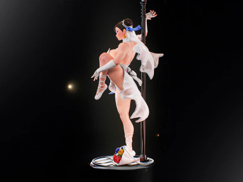 Chun Li Collectible Figurine Print 3D Print Model