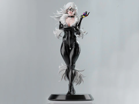 Estampado de figura coleccionable de Felicia Modelo de impresión 3D