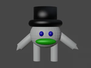 Assassino di cyborg Modello 3D