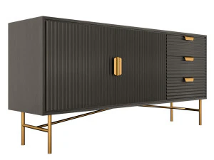 モダンな木製引き出し 3Dモデル