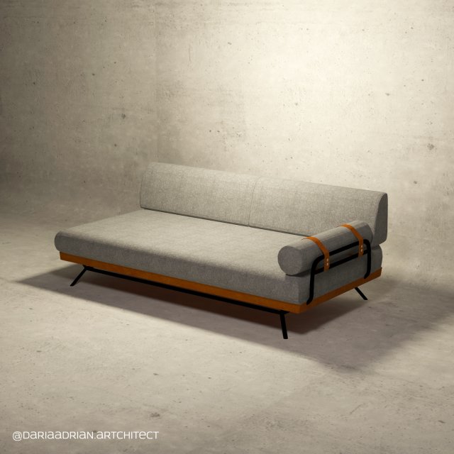Simonne modern sofa Modelo 3D .c4d .max .obj .3ds .fbx .stl .blend 