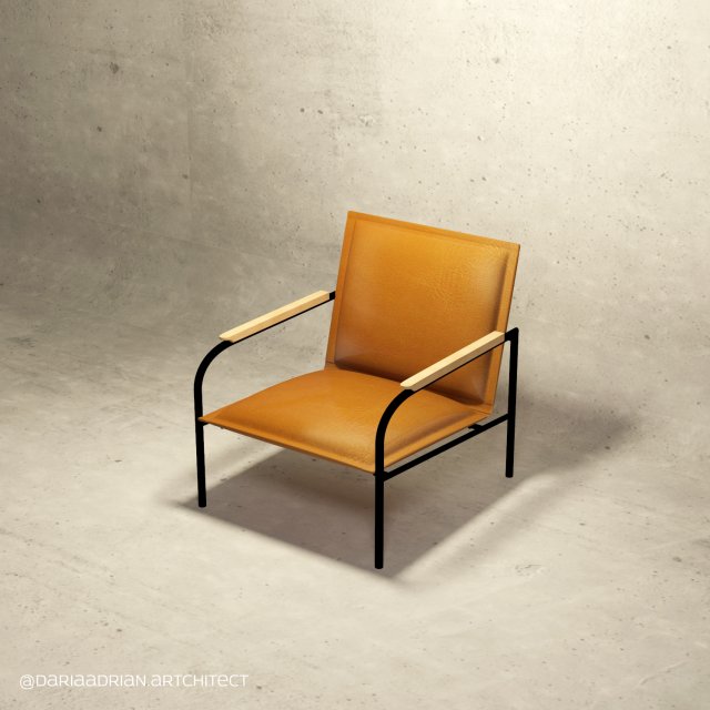 Twinar Wide Lounge Chair wayfair 3D Model .c4d .max .obj .3ds .fbx .stl .blend 