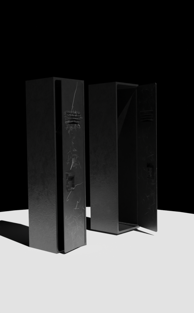 Locker Model 3D .c4d .max .obj .3ds .fbx .stl .blend 