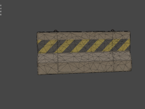 Jersey barrier 3D Модель