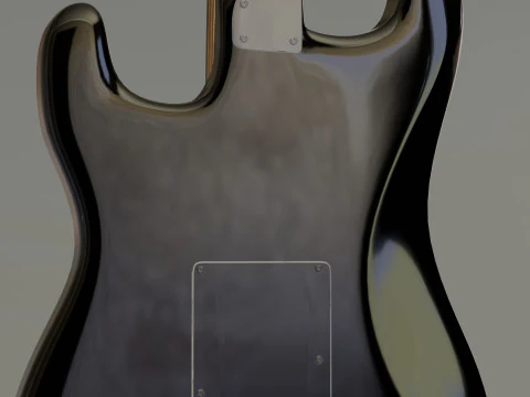 Guitar Fender Stratocaster 3D Model