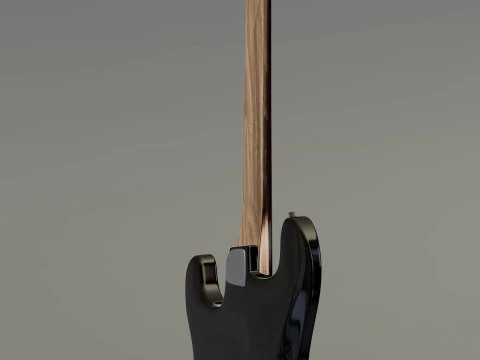 Guitar Fender Stratocaster 3D Model