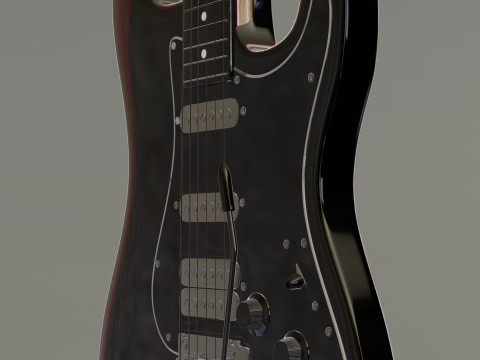 Guitar Fender Stratocaster 3D 모델
