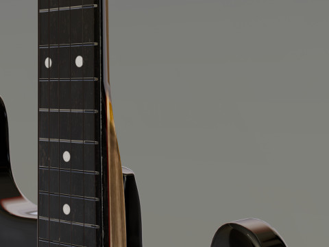 Guitar Fender Stratocaster 3D 모델