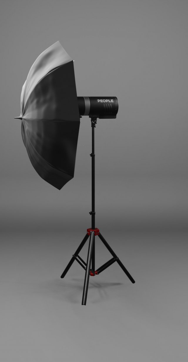 Lighting for the studio Model 3D .c4d .max .obj .3ds .fbx .stl .blend 